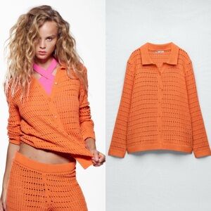 🚨24 Hour Flash Sale 🚨 Zara Orange Women's Sweater
